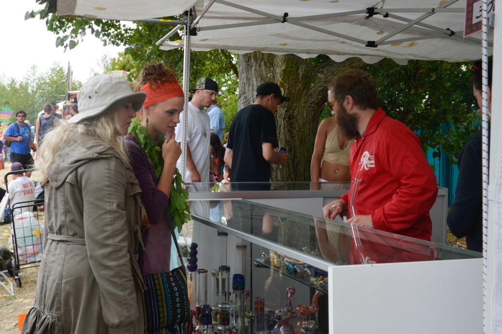 Some people come to Hempfest to protest. Others to party. Some just