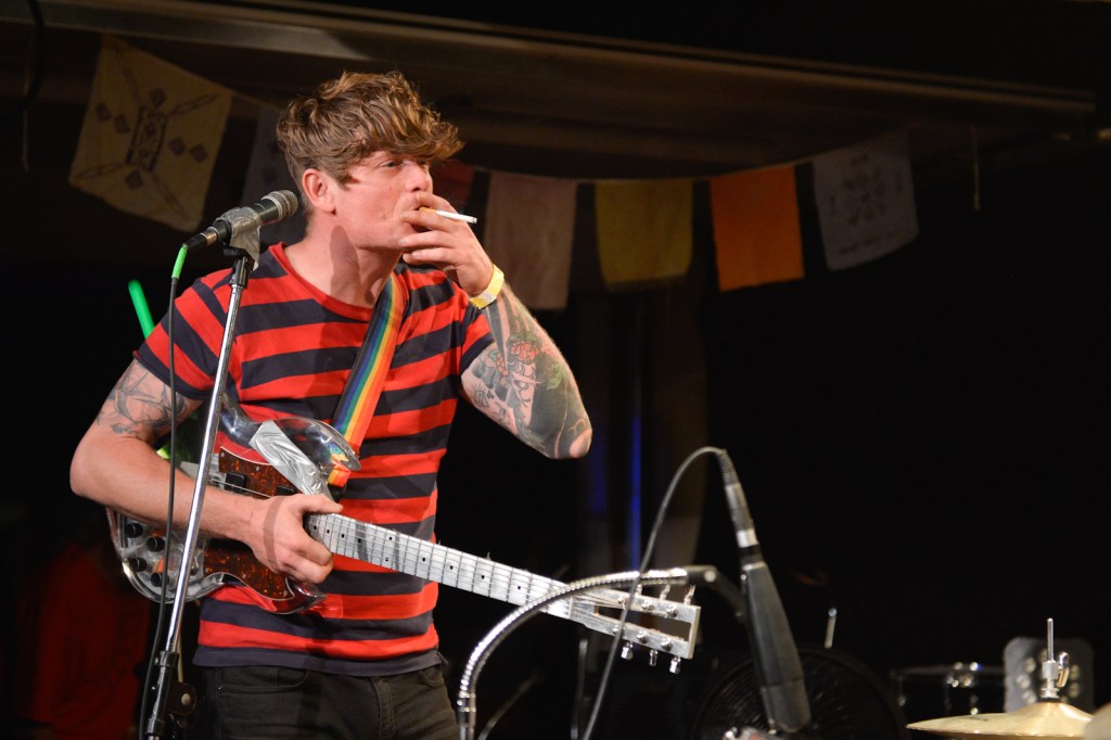 The Oh Sees playing the Galaxy barn.