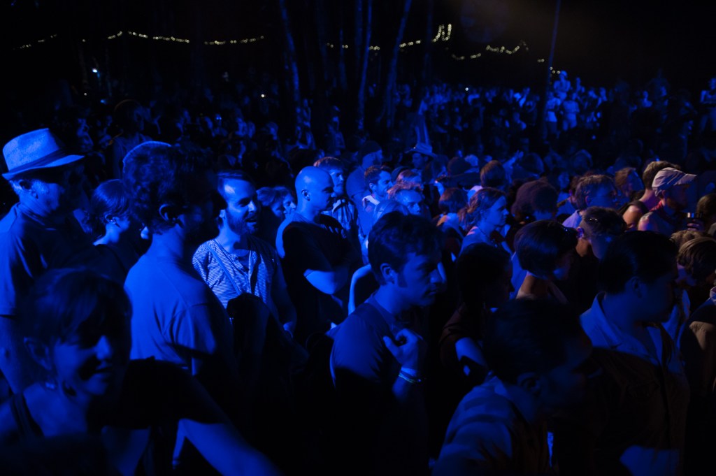 The crowd at The Woods stage for Neko Case.