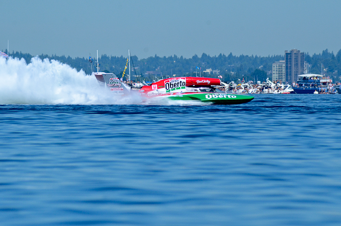 Hydroplanes are capable of reaching blistering speeds of around 200 MPH.