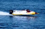 A Formula One Outboard Motor boat.