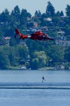A rescue demonstration by the US Coast Guard.