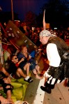 The Seafair Pirates sailed through downtown Seattle along 4th Avenue surprisin', delightin',