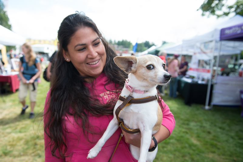 Dogs of all shapes and sizes turned out to the Go Dog