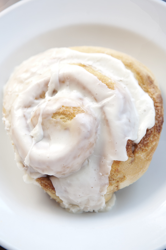 The sugar-glazed cinnamon rolls that are sturdier and breadier than the sloppy, syrupy concoction that's become a food court mainstay. It takes 45 minutes for the rolls to rise, so Handy bakes them first thing every morning. aEœUsually we've got people waiting outside the door for them,aE she says.