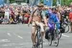 Buck-naked bikers, painted exhibitionists, and nude superheroes abounded at Fremont's annual Solstice