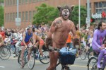 Buck-naked bikers, painted exhibitionists, and nude superheroes abounded at Fremont's annual Solstice