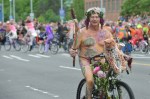 Buck-naked bikers, painted exhibitionists, and nude superheroes abounded at Fremont's annual Solstice