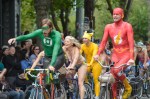 Buck-naked bikers, painted exhibitionists, and nude superheroes abounded at Fremont's annual Solstice