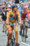 Buck-naked bikers, painted exhibitionists, and nude superheroes abounded at Fremont's annual Solstice
