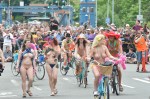 Buck-naked bikers, painted exhibitionists, and nude superheroes abounded at Fremont's annual Solstice
