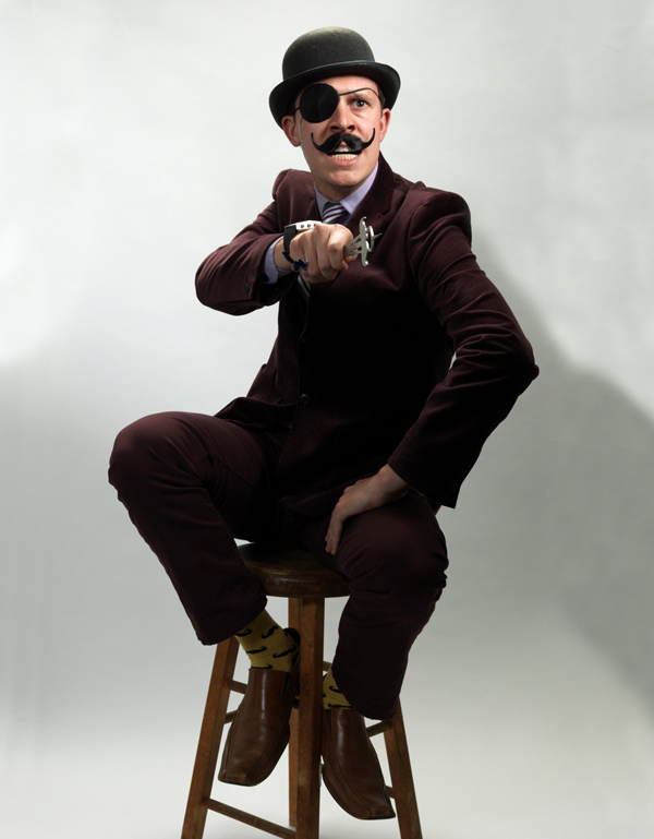 When shooting portraits of a fake villian it's easy to get carried