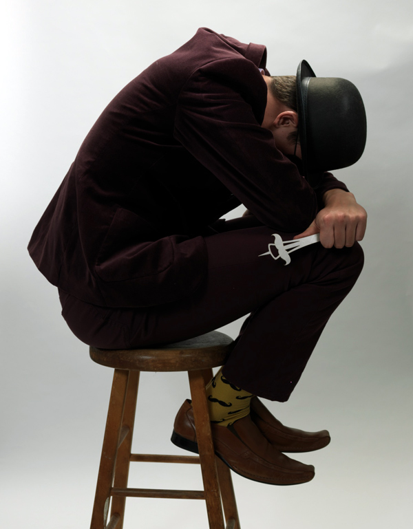 When shooting portraits of a fake villian it's easy to get carried