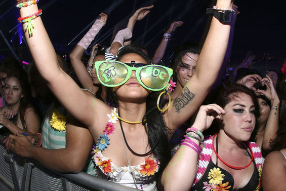 As is fitting for an international electronic music festival, EDC attracts an