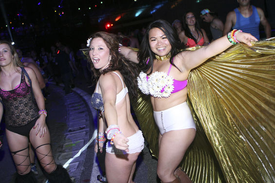 As is fitting for an international electronic music festival, EDC attracts an