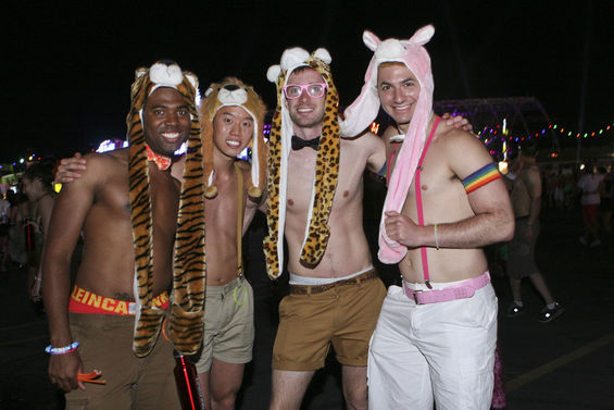 As is fitting for an international electronic music festival, EDC attracts an