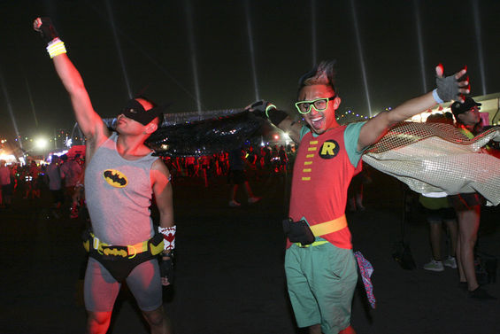 As is fitting for an international electronic music festival, EDC attracts an