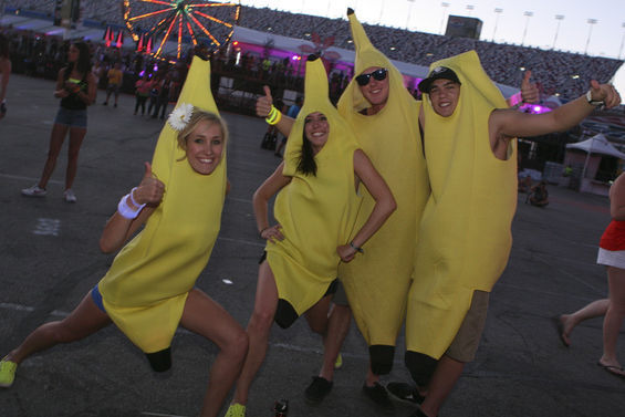 As is fitting for an international electronic music festival, EDC attracts an
