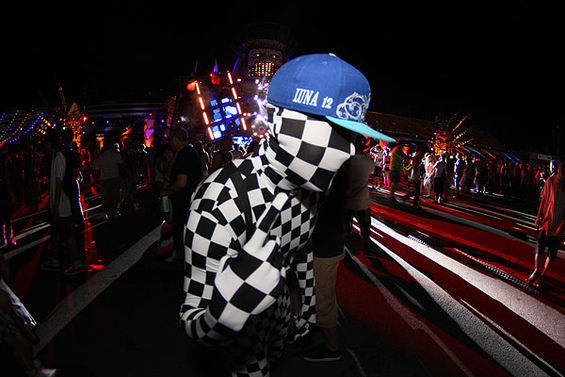 As is fitting for an international electronic music festival, EDC attracts an