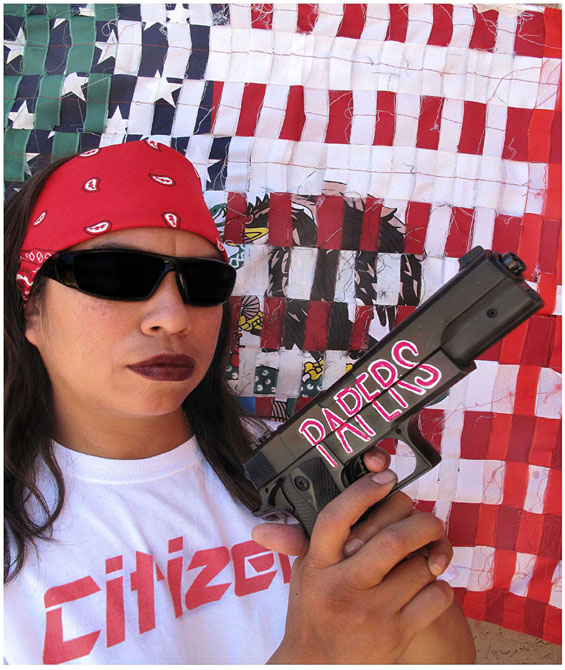 Irma Sanchez, Your Papers Please.Irma Sanchez was born and raised in Phoenix -- a city that inspired much of her work -- and is best known for her political art. You can find her pieces throughout the city and, next year, at the Phoenix Art Museum where she'll show her work alongside her fellow Contemporary Forum winners.