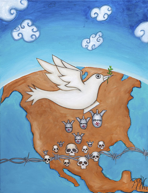 Ruben Galicia, PeaceMaker.Ruben Galicia Vazquez was born in Mexico City and has been living in Arizona since 1989.