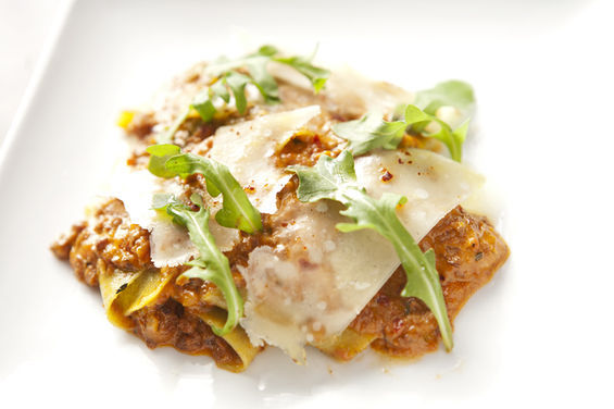 A Bolognese with wild boar fromZoe's, which Hanna Raskin said is doing its darnedest to distract patrons from its shortcomings.