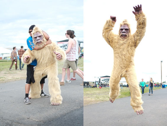 Sasquatch! also had crazy costumes and  ...