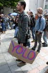 Occupy Wall Street strikes again May Day style. By Mid morning a