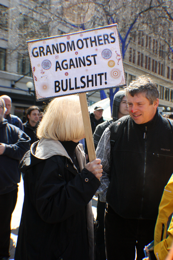 Occupy Wall Street strikes again May Day style. By Mid morning a