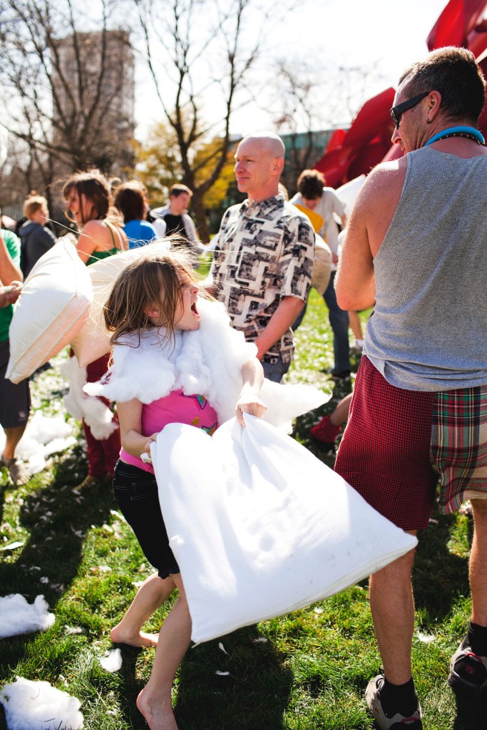 Pillow-warrior friends Russ Garwood, Amir Megmedagic, and Joshua Sacks planned Seattle's International