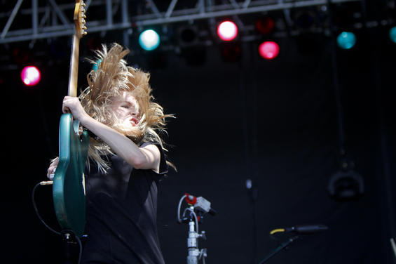 From Texas, head north to LouFest, an indie rock festival in St. Louis, Missouri taking place on August 25-26, 2012. Previous acts included TV on the Radio, TV on the Radio, Jeff Tweedy and Broken Social Scene. Adding to its indie cred, last year LouFest offset more than 194,000 pounds of direct and indirect carbon emissions.Above, Ume plays LouFest in 2011.