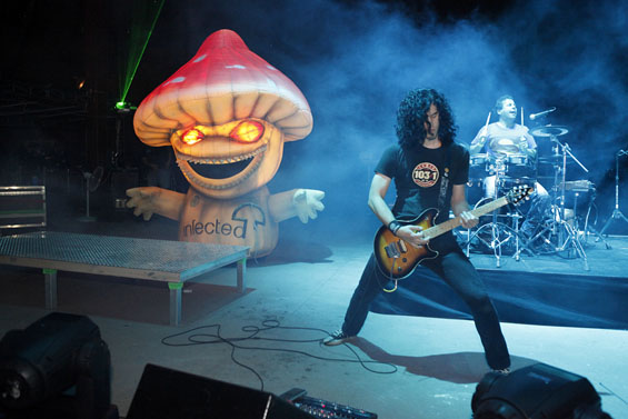 From Minnesota, head to the mountains. The Global Dance Festival is a three-day dance party and is held at the historic Red Rocks amphitheater outside of Denver, Colorado from July 20-22, 2012. This year's lineup includes Knife Party, Above & Beyond and Adventure Club.Above, Infected mushroom! plays the Global Dance Festival in 2010