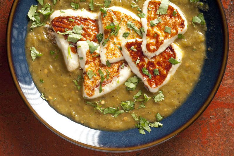 The fried cheese squares are paired with an aromatic green chile, which is also served in cups, bowls and aboard cheeseburgers for adventurers who have arrived at The Innkeeper via New Mexico.