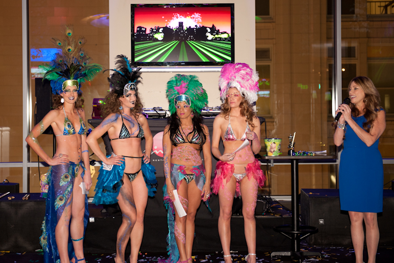 Models at the end of the night.