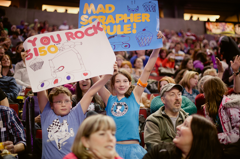 On Saturday, Seattle's all-female roller derby league held its second bout at