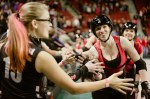 On Saturday, Seattle's all-female roller derby league held its second bout at