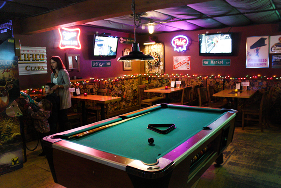 Up above in the Loft there's games for every age.