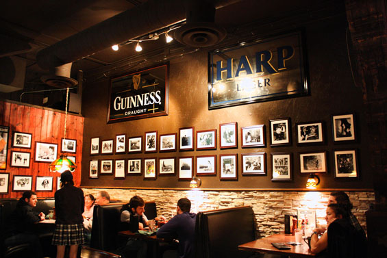 At the Terrible Beauty Irish Pub in West Seattle the servers dress in traditional Irish attire.
