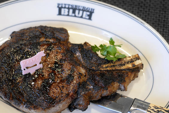 Steak can keep it real.Photographed at  Pittsburgh Blue in Edina, Minnesota.