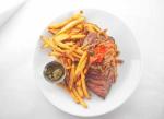 Steak can go well with fries. Photographed at Morgan's on the Beach in Miami Beach, Florida.