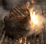 Sometimes steak is thick. Photographed at Beefsteak 2011 at Vibiana in Los Angeles