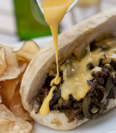 Steak can be good for hangovers. The ultimate guilty pleasure sandwich, this decadence is served by chef Jason Smith in a nod to Philly native and restaurateur Stephen Starr of Steak 954 in Fort Lauderdale, Florida.