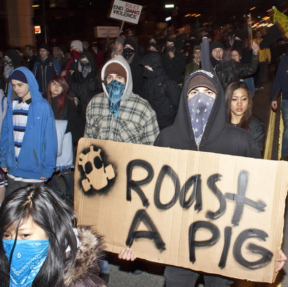 Seattle had several riots over the past year regarding police brutality.  Our photo intern claims he was pushed, shoved, spit on, tripped, threatened, and inhaled pepper spray. Luckily he made it out OK with no injuries or damaged equipment.