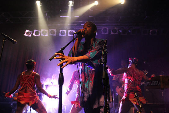 It's no surprise that the son of Fela Kuti, the creator of Afrobeat, would use his lyrics to motivate the masses for social and political change. Femi Kuti did not just blow up the stage, but he also blew the minds of everyone in the audience. Even if you're a wallflower by nature, nothing could stop your body from these powerful beats.