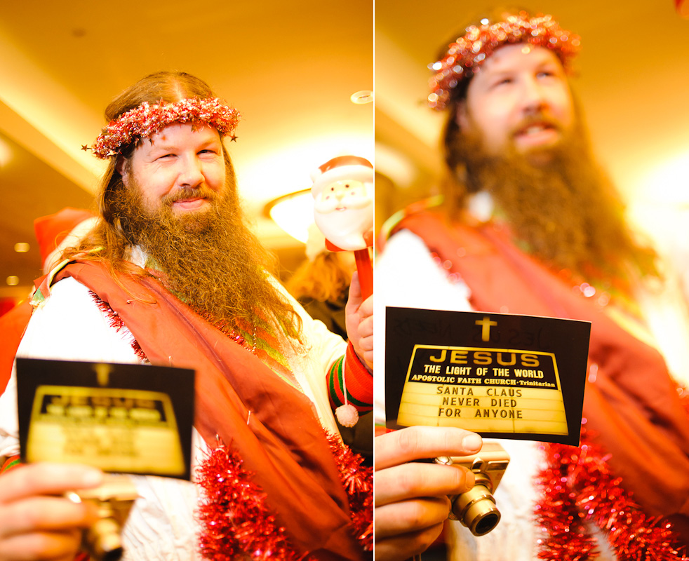 Even Jesus showed up to tell everyone who he feels the holiday is really about.