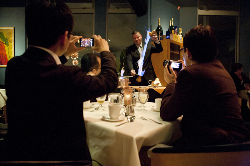 Celebrants of any stripe would do well to order the baked Alaska,a spot-on rendition of the traditional flaming dessert. Goofilyopulent, the classic preparation is an oldfangled culinary practiceworthy of revival.