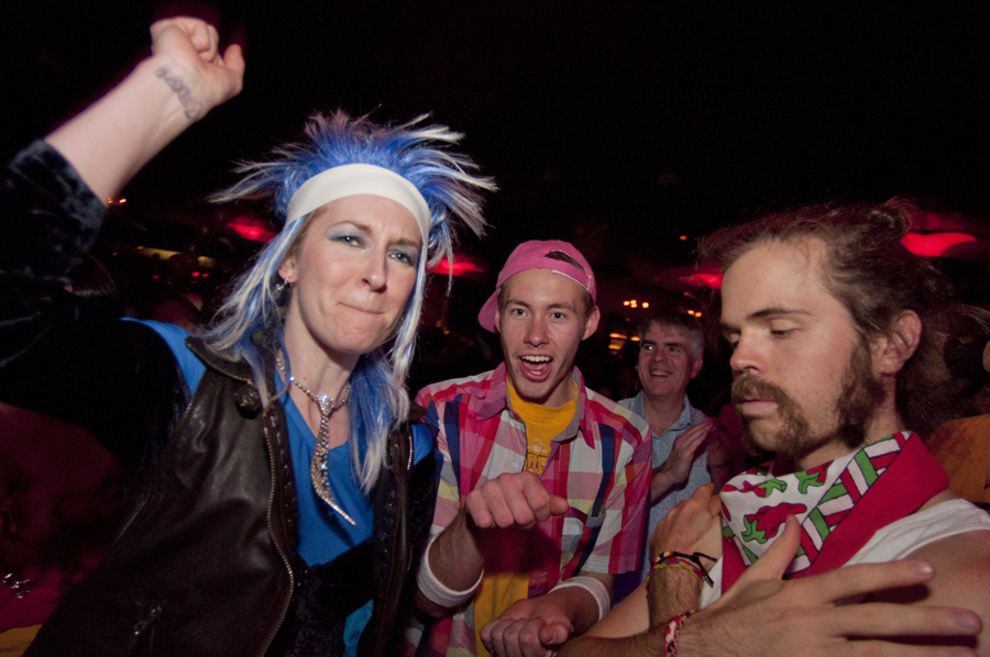 Check out that hair metal worthy 'do!