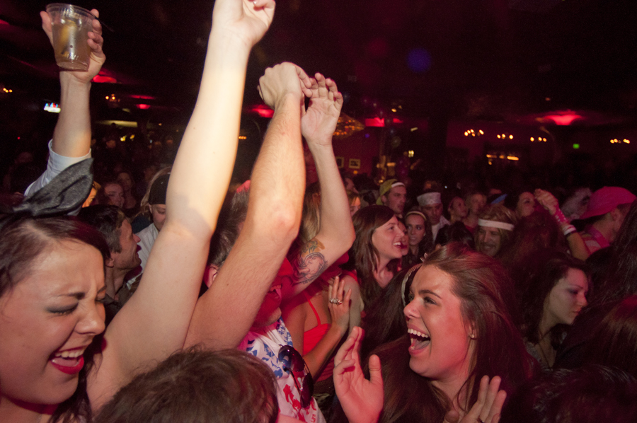 The crowd passionately sang along to their favorites from the decade.