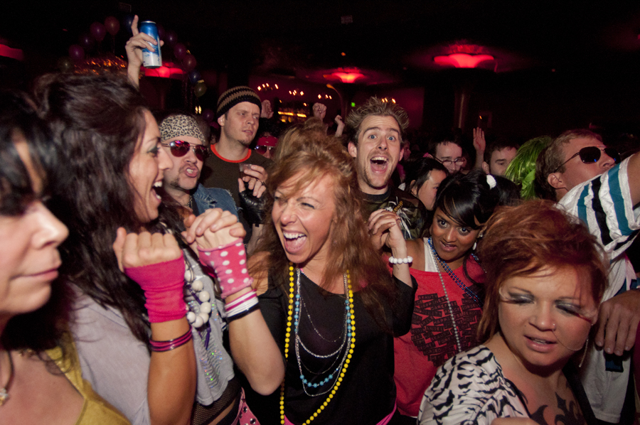 The crowd passionately sang along to their favorites from the decade.