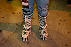 Gwar brought their horror film-inspired outfits, graphic stage performance and obscene lyrics